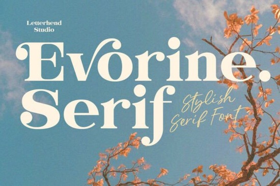 Evorine Serif Font